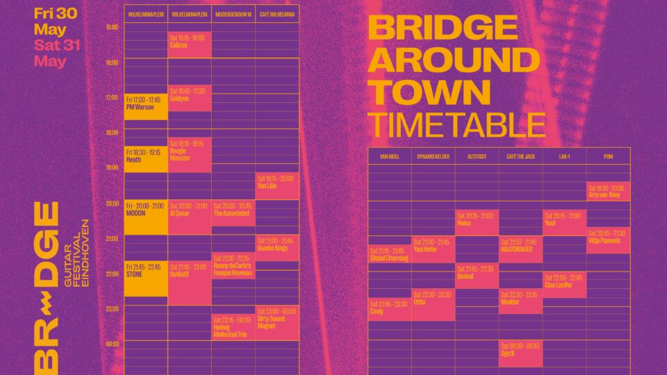 BRIDGE Around Town Timetable