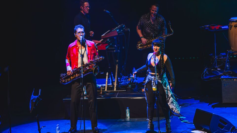 Jerry Harrison & Adrian Belew - BRIDGE Guitar Festival - Muziekgebouw Eindhoven