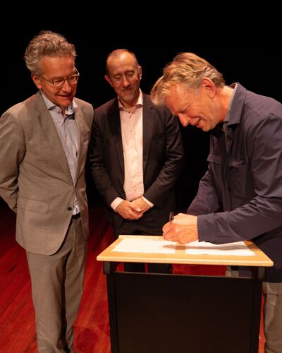 Jeroen Dijsselbloem, Edo Righini, Andreas Fleishmann