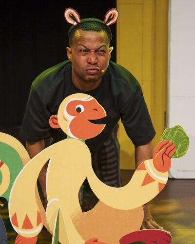 Anansi de spin viert feest